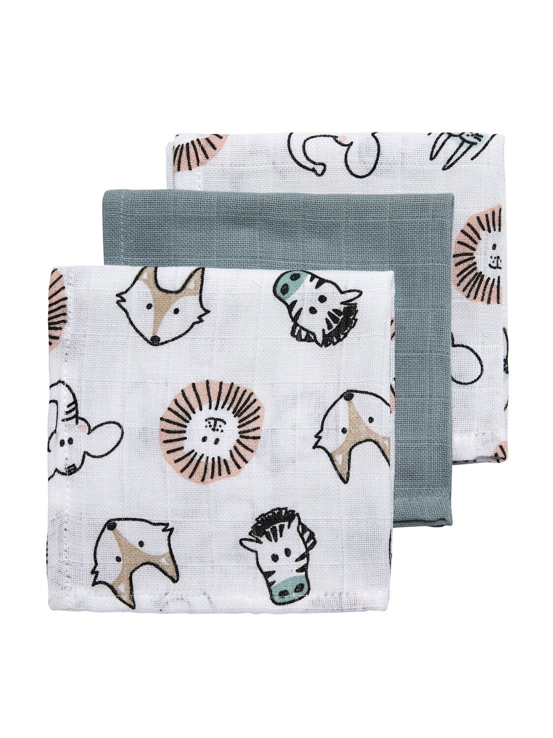 Muslīna autiņš 30x30 3 gab., Meyco Baby Muslīna autiņš 30x30 3 gab., Meyco Baby
