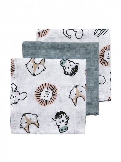 Muslīna autiņš 30x30 3 gab., Meyco Baby Muslīna autiņš 30x30 3 gab., Meyco Baby