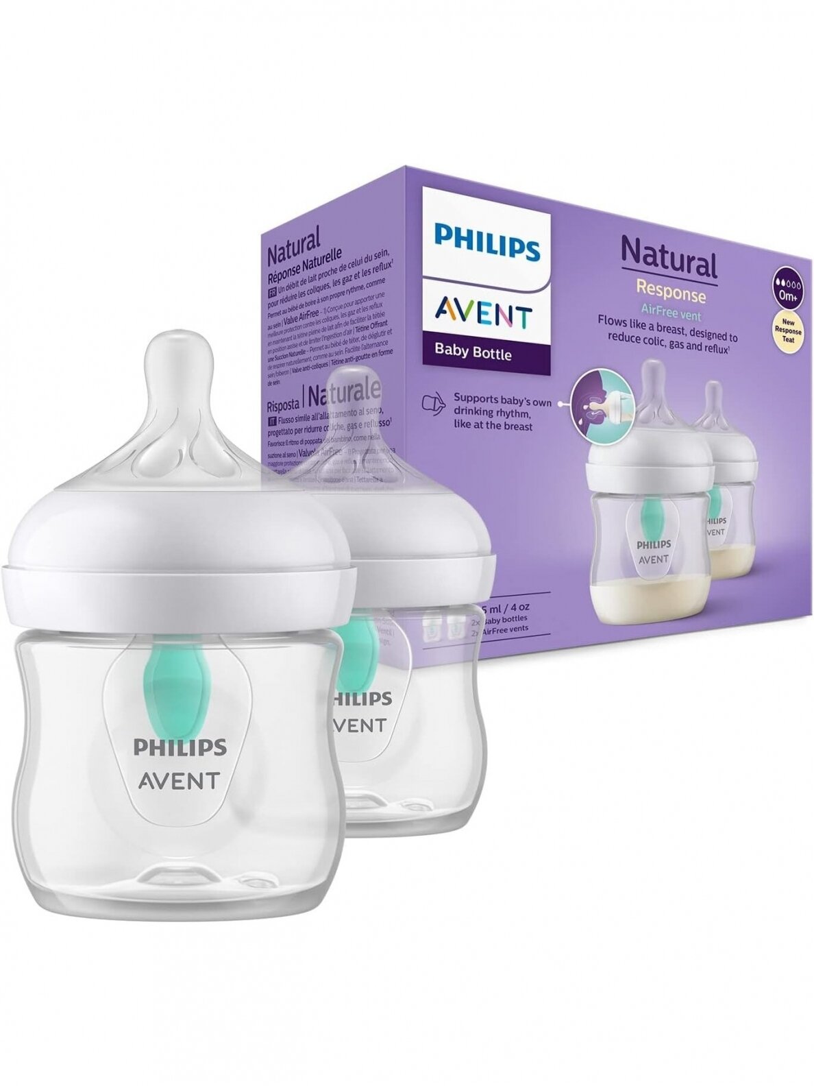 Anti-colic bottle Options+, 120 ml., glass bottle 0m+, Dr. Brown's (Kopija) Anti-colic bottle Options+, 120 ml., glass bottle 0m+, Dr. Brown's (Kopija)