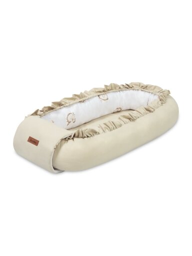 Baby nest Unicorn, beige, 80×45 cm