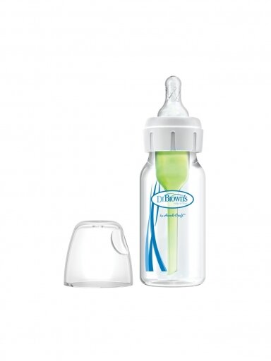 DR. BROWN'S pudele IESPĒJAS + šaurs kakls 120ml
