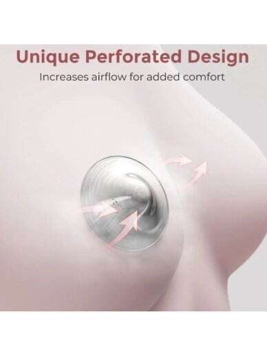 MOMCOZY silver nipple covers, 2 pcs., regular 45mm 2
