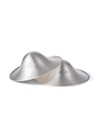 MOMCOZY silver nipple covers, 2 pcs., regular 45mm MOMCOZY silver nipple covers, 2 pcs., regular 45mm