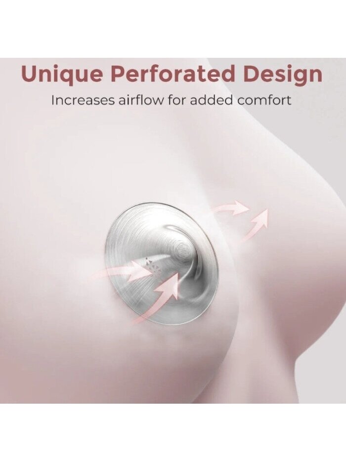 MOMCOZY silver nipple covers, 2 pcs., regular 45mm 2 MOMCOZY silver nipple covers, 2 pcs., regular 45mm 2