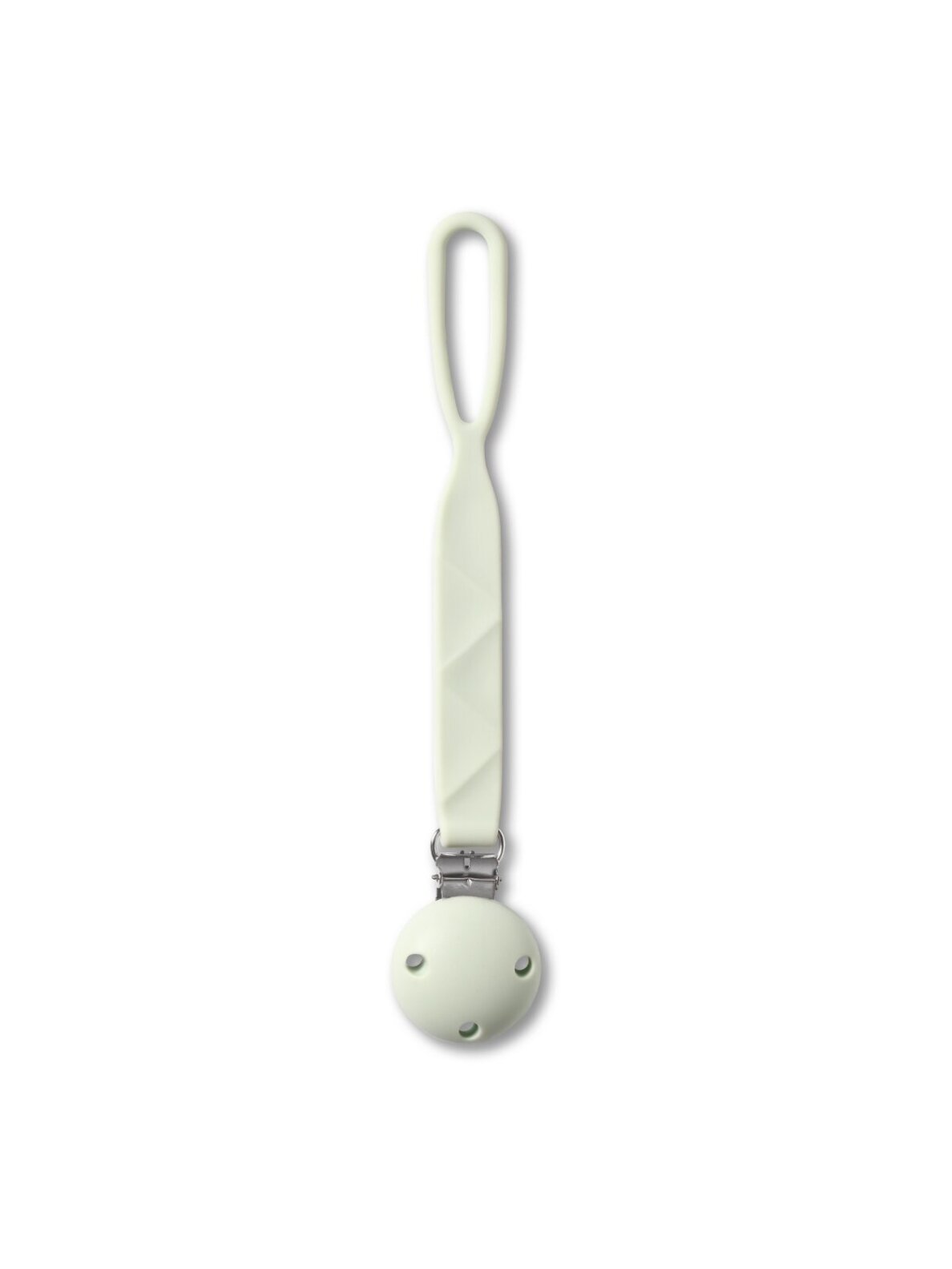 BabyOno pacifier holder silicone green 1469/04