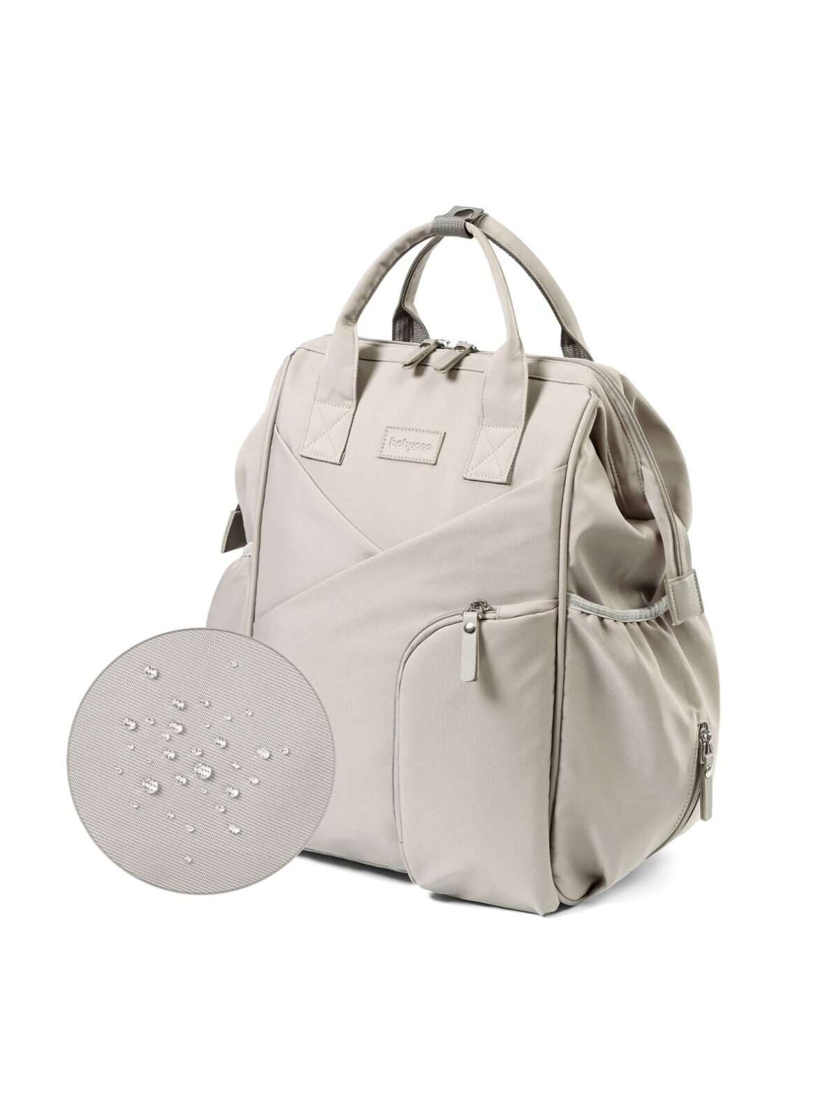 BabyOno Modern Style mammas mugursoma, krēmkrāsā 9 BabyOno Modern Style mammas mugursoma, krēmkrāsā 9