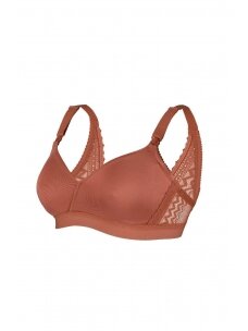 Bralette for pregnant and lactating women Serena, Terracotta, Cache Coeur