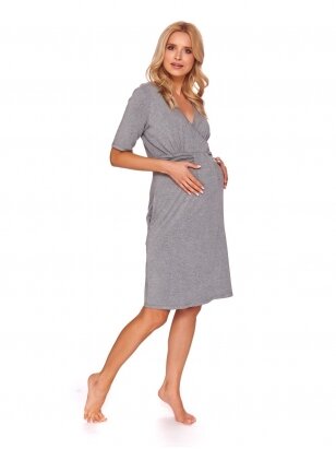 Bamboo nightwear for pregnant Grey,  DN