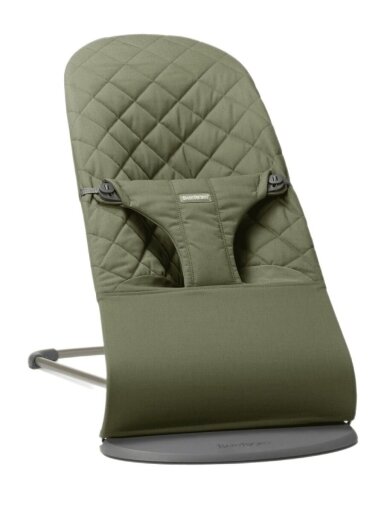 BabyBjörn Bouncer Bliss Woven, Classic quilt, Dark green