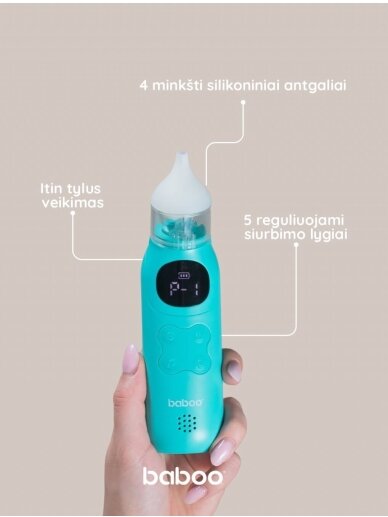 BABOO bērnu deguna aspirators Comfort Breathe, 0+ mēneši