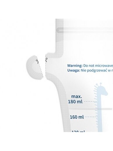 Maisiņi pienam BabyOno 1084, 20 gab. x 180 ml 2 Maisiņi pienam BabyOno 1084, 20 gab. x 180 ml 2