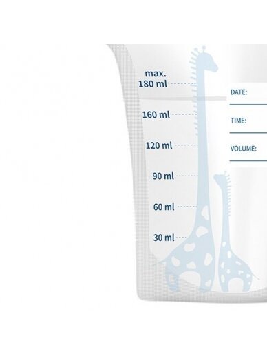 Maisiņi pienam BabyOno 1084, 20 gab. x 180 ml 3 Maisiņi pienam BabyOno 1084, 20 gab. x 180 ml 3