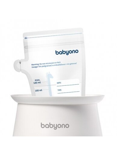 Maisiņi pienam BabyOno 1084, 20 gab. x 180 ml 5 Maisiņi pienam BabyOno 1084, 20 gab. x 180 ml 5