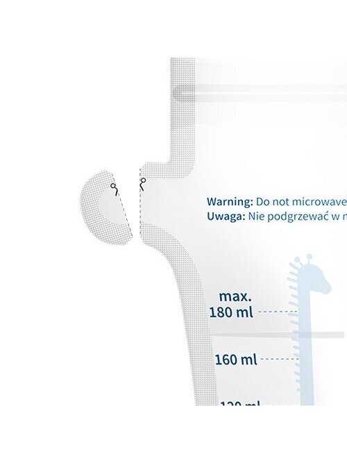 Maisiņi pienam BabyOno 1084, 20 gab. x 180 ml 2 Maisiņi pienam BabyOno 1084, 20 gab. x 180 ml 2