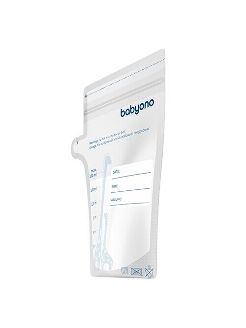 Maisiņi pienam BabyOno 1084, 20 gab. x 180 ml Maisiņi pienam BabyOno 1084, 20 gab. x 180 ml