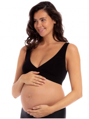 Bra for pregnant and nursing, MB (black)