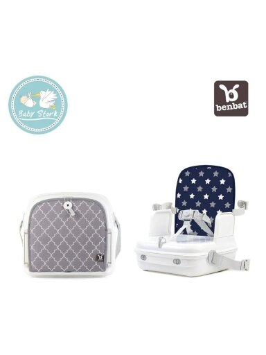 Benbat YummiGo2 Booster - Grey / Navy