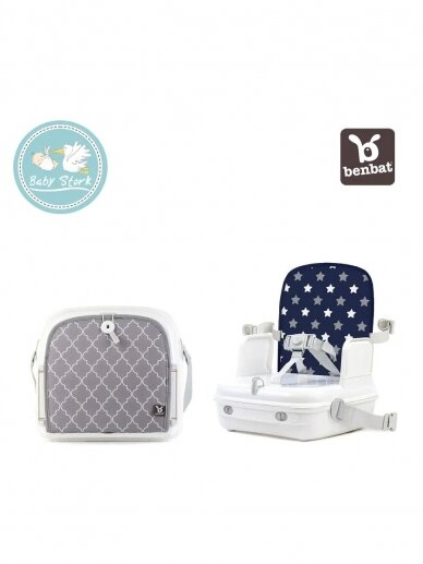 Benbat YummiGo2 Booster - Grey / Navy