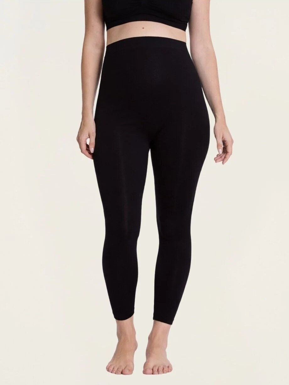Seamless maternity leggings Curve, Cache Coeur (Black) 3 Seamless maternity leggings Curve, Cache Coeur (Black) 3