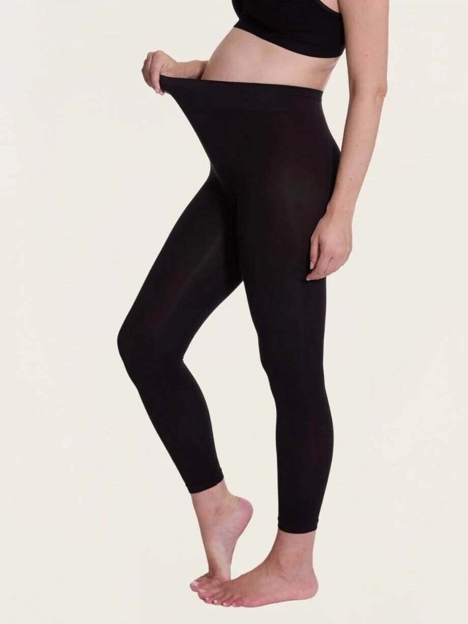 Seamless maternity leggings Curve, Cache Coeur (Black) 1 Seamless maternity leggings Curve, Cache Coeur (Black) 1