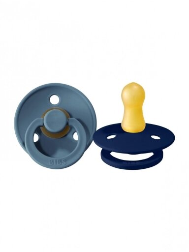 BIBS Colour Round Pacifier 2 gab. (Deep Space) 6+months