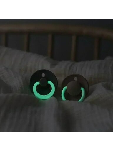 BIBS Colour Symmetrical Pacifier 2 gab. (Blush glow/vanilla glow) 6+months