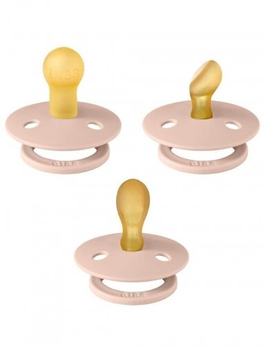 BIBS Try it pacifier set, size 1 (Blush) BIBS Try it pacifier set, size 1 (Blush)