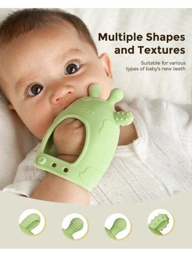 Silicone teether for babies, Momcozy 2