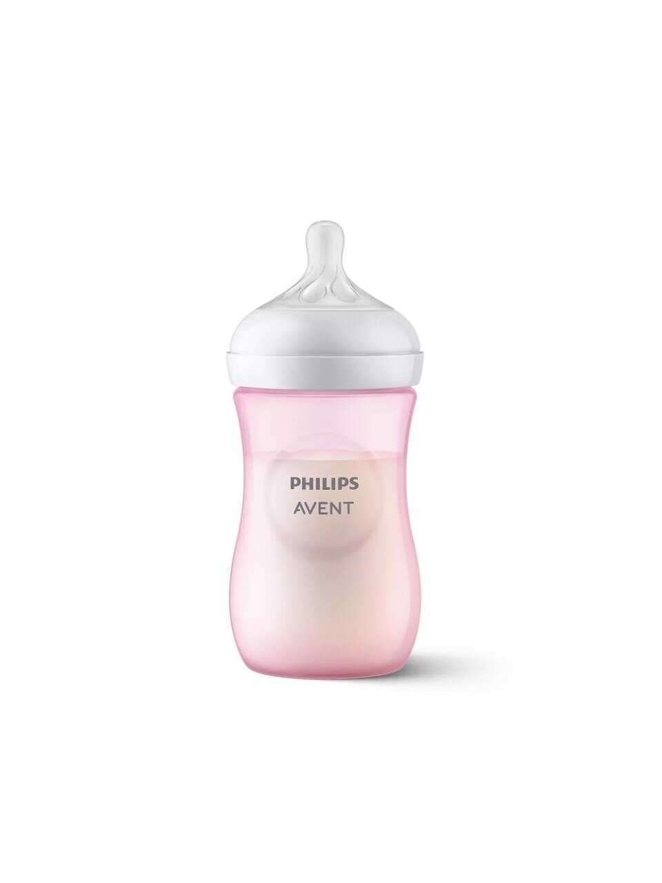 Pudelīte Philips Avent Natural Response, rozā, 1 mēn+, 260 ml 1