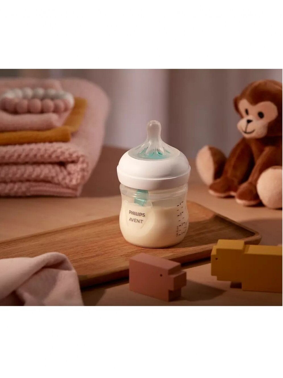 Baby Bottle with Airfree vent, 125ml, 0m+, by Philips AVENT 6