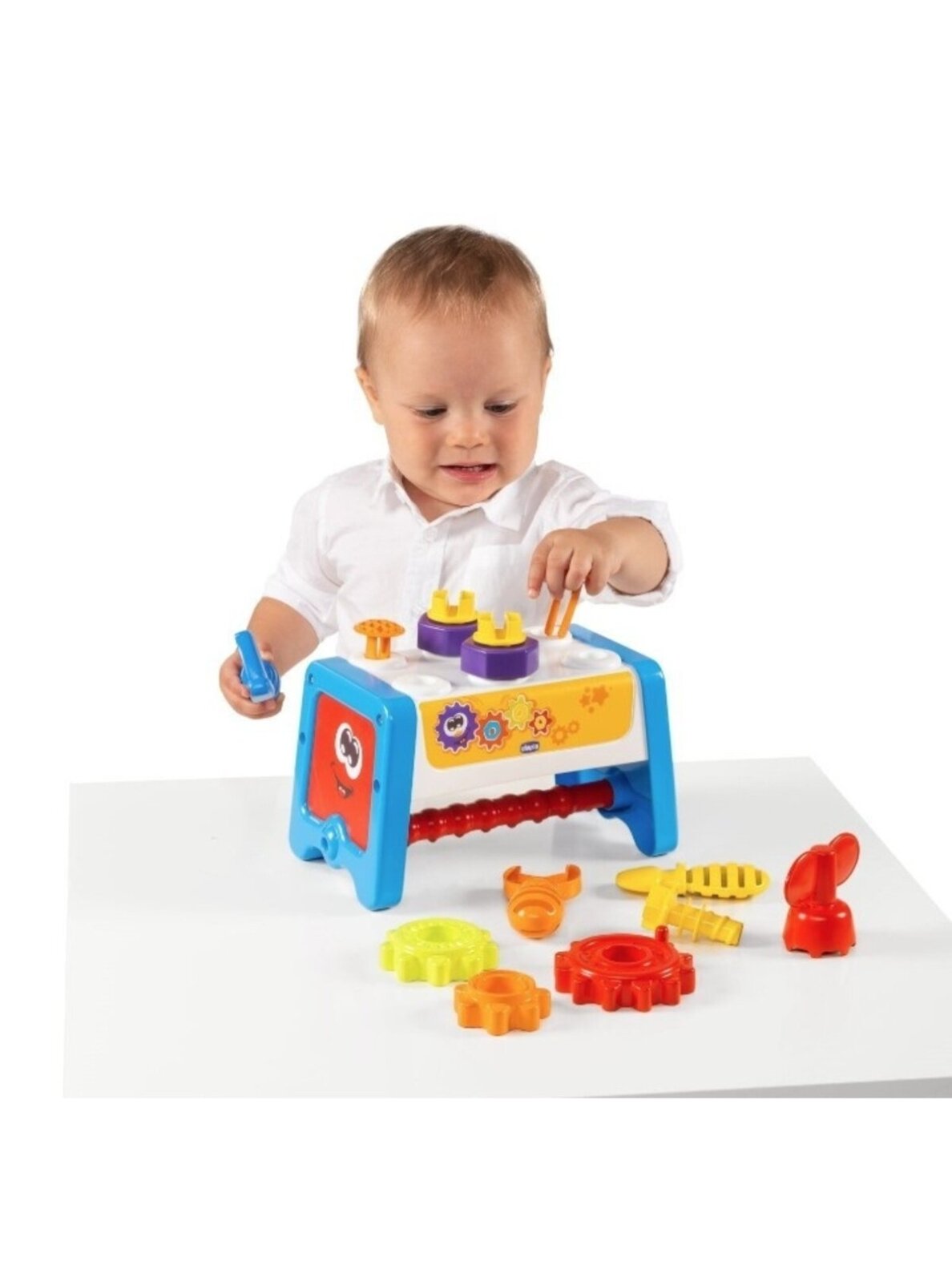 Chicco Little Handyman 2-in-1 Workshop, 15 pcs Chicco Little Handyman 2-in-1 Workshop, 15 pcs