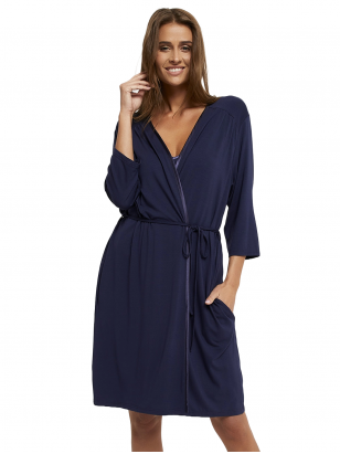 Robe for pregnant and nursing, Song, IF (blue)