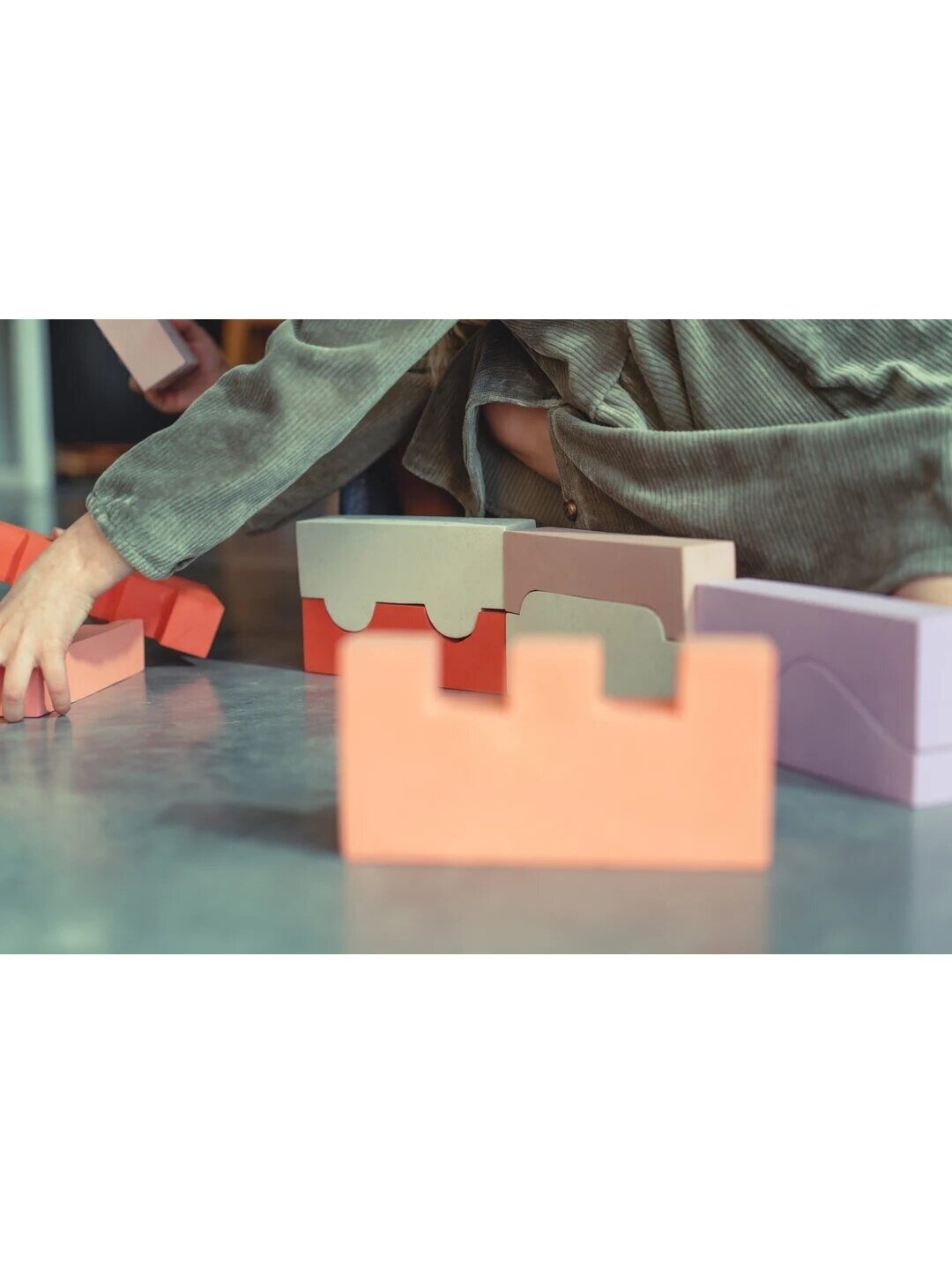 Puzzle Blocks - Earth, 11 pcs., MOES, 1y+ 5