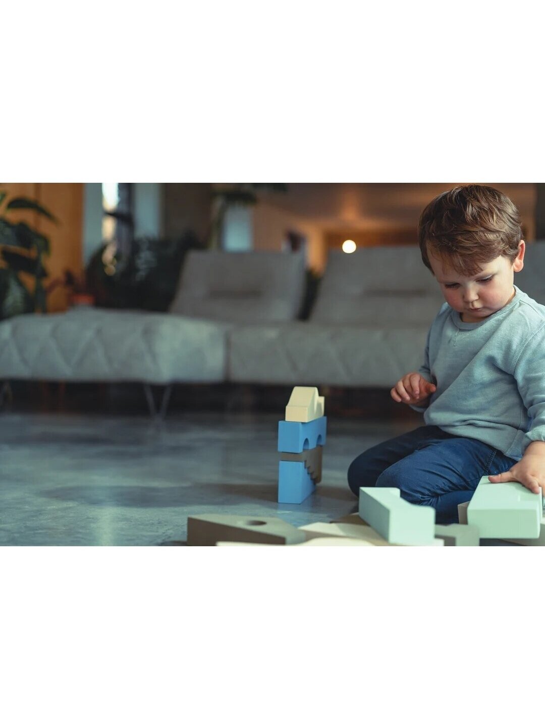 Puzzle Blocks - Sky, 11 psc., MOES, 1y+ 6