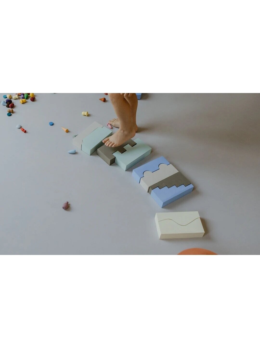 Puzzle Blocks - Sky, 11 psc., MOES, 1y+ 7 Puzzle Blocks - Sky, 11 psc., MOES, 1y+ 7