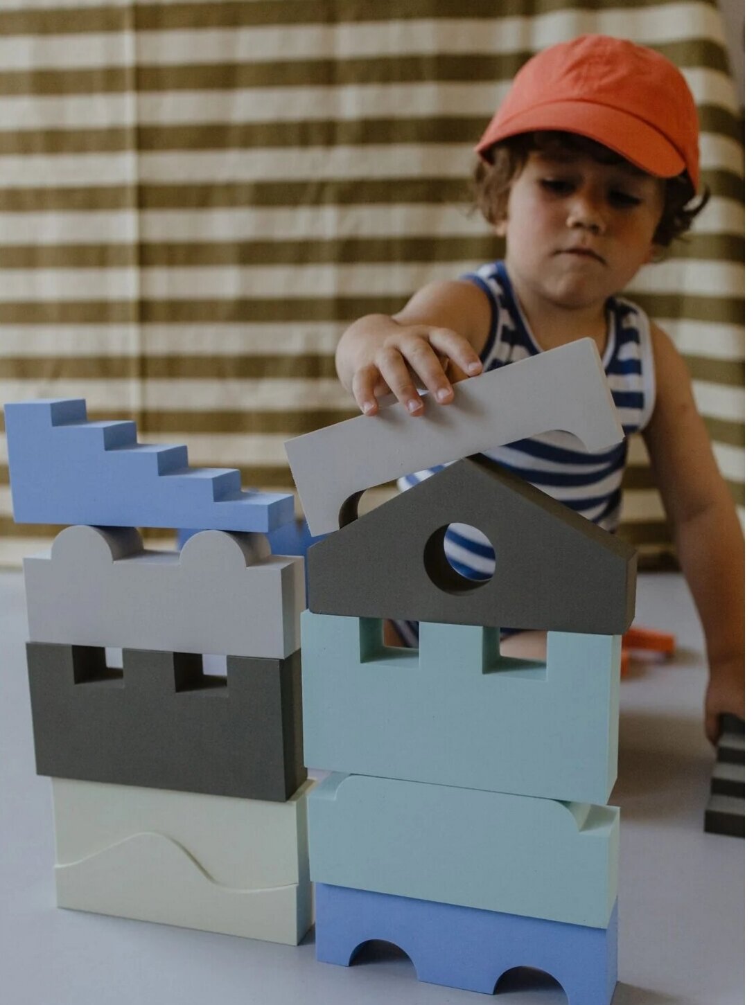 Puzzle Blocks - Sky, 11 psc., MOES, 1y+ 1 Puzzle Blocks - Sky, 11 psc., MOES, 1y+ 1