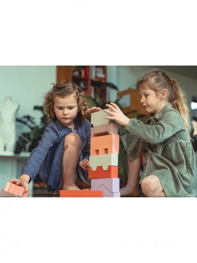 Puzzle Blocks - Earth, 11 pcs., MOES, 1y+ 2 Puzzle Blocks - Earth, 11 pcs., MOES, 1y+ 2