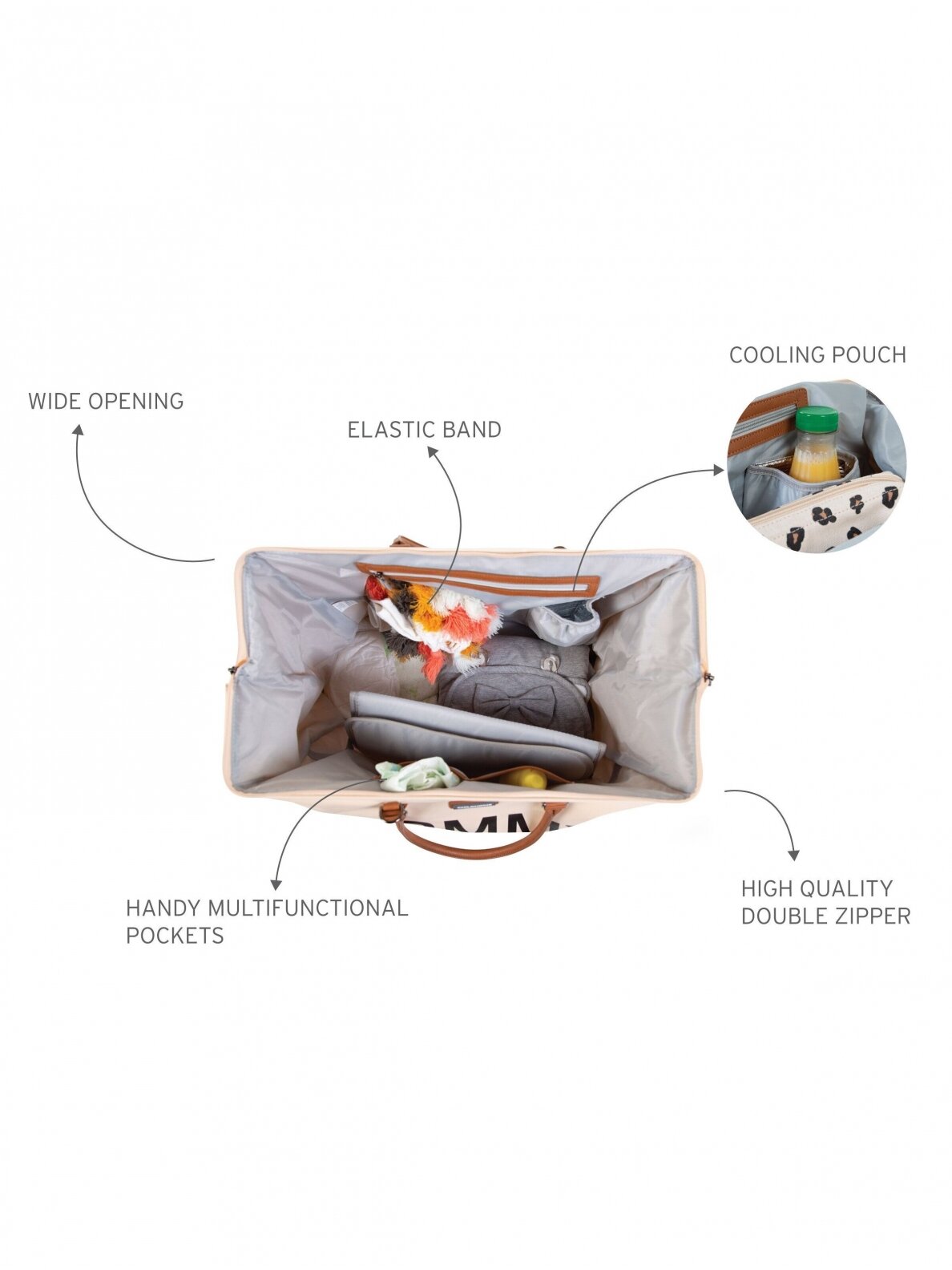 MOMMY BAG ® NURSERY BAG - OFF WHITE 2 MOMMY BAG ® NURSERY BAG - OFF WHITE 2