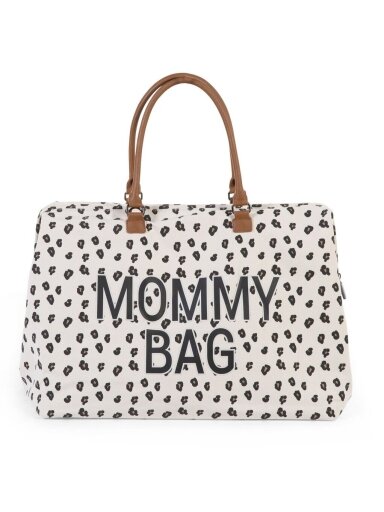 Childhome Mommy Bag dzemdību soma, leoparda raksts
