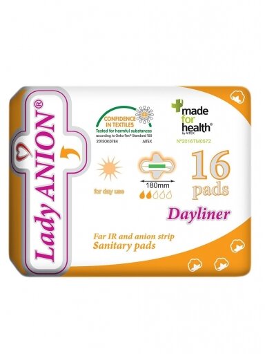 LADY ANION Dayliner higiēniskās paketes, 16 gab. LADY ANION Dayliner higiēniskās paketes, 16 gab.