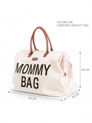 MOMMY BAG ® NURSERY BAG - OFF WHITE 1 MOMMY BAG ® NURSERY BAG - OFF WHITE 1