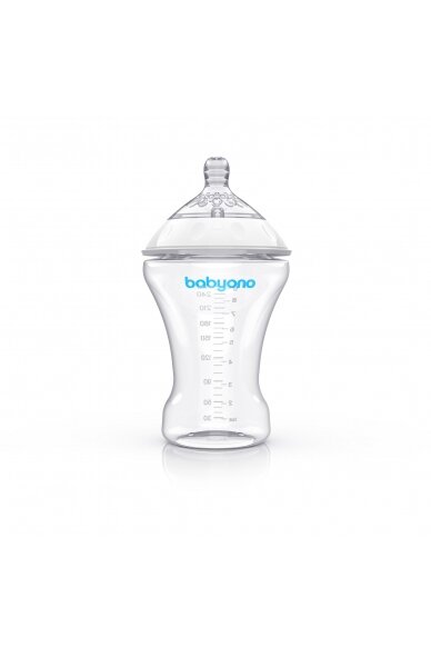 Barošanas pudelīte BabyOno Natural Nursing, 260 ml 1
