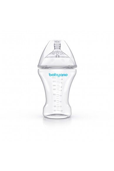 Barošanas pudelīte BabyOno Natural Nursing, 260 ml