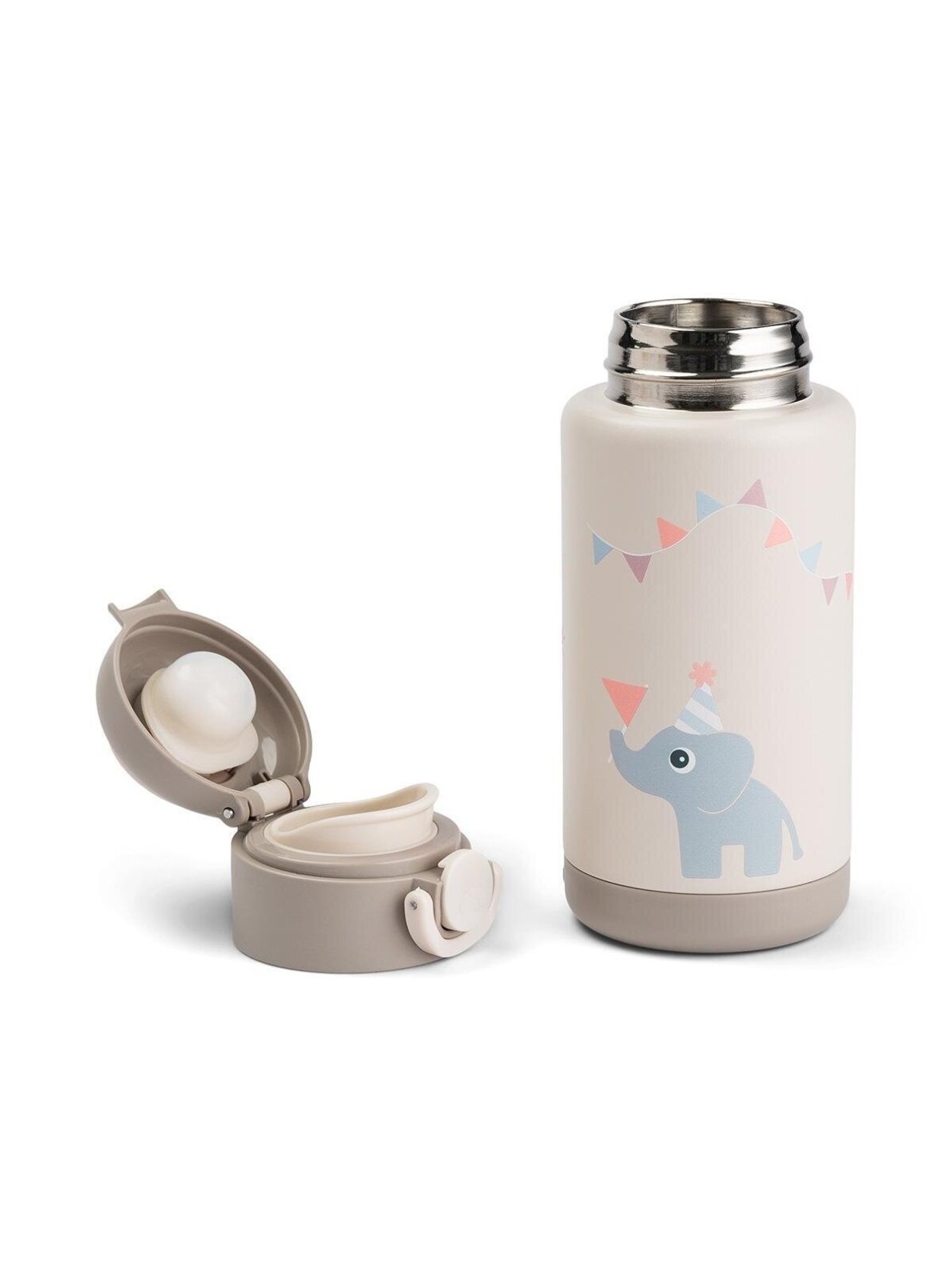 Done by Deer stainless steel thermos 340ml, Sand 1