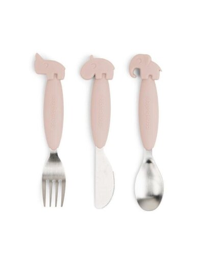 Done by Deer children’s cutlery set Green (Kopija)