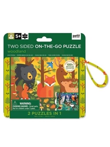 Double-sided puzzle, Superheroes, 49 pcs., 5m+ (Kopija)