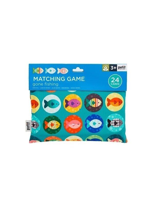 Memory game, Fish, 24pcs, Petit collage Memory game, Fish, 24pcs, Petit collage