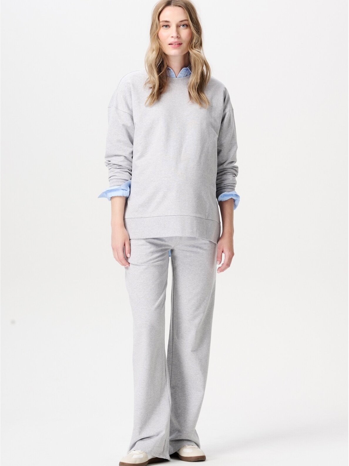 Noppies Maternity and Nursing Sweater (Grey melange) 2 Noppies Maternity and Nursing Sweater (Grey melange) 2