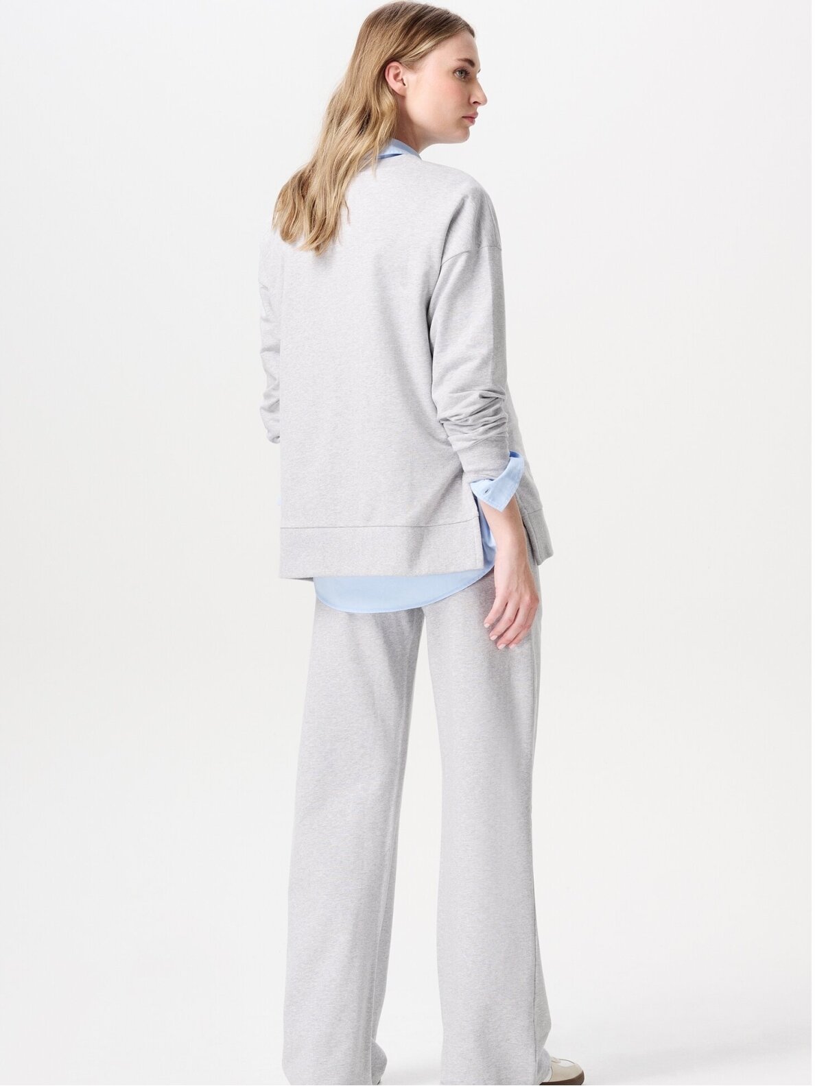 Noppies Maternity and Nursing Sweater (Grey melange) 3