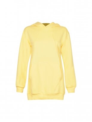 Hoodie for pregnant women by Diss (yellow)